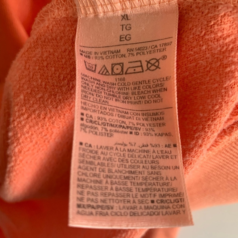 Old Navy Sweatshirt “All Things Are Connected” XL - Picture 4 of 7